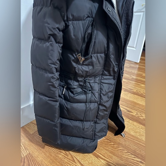 Sz 2 Black Moncler Hooded Jacket - Picture 5 of 9
